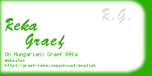 reka graef business card