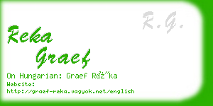 reka graef business card